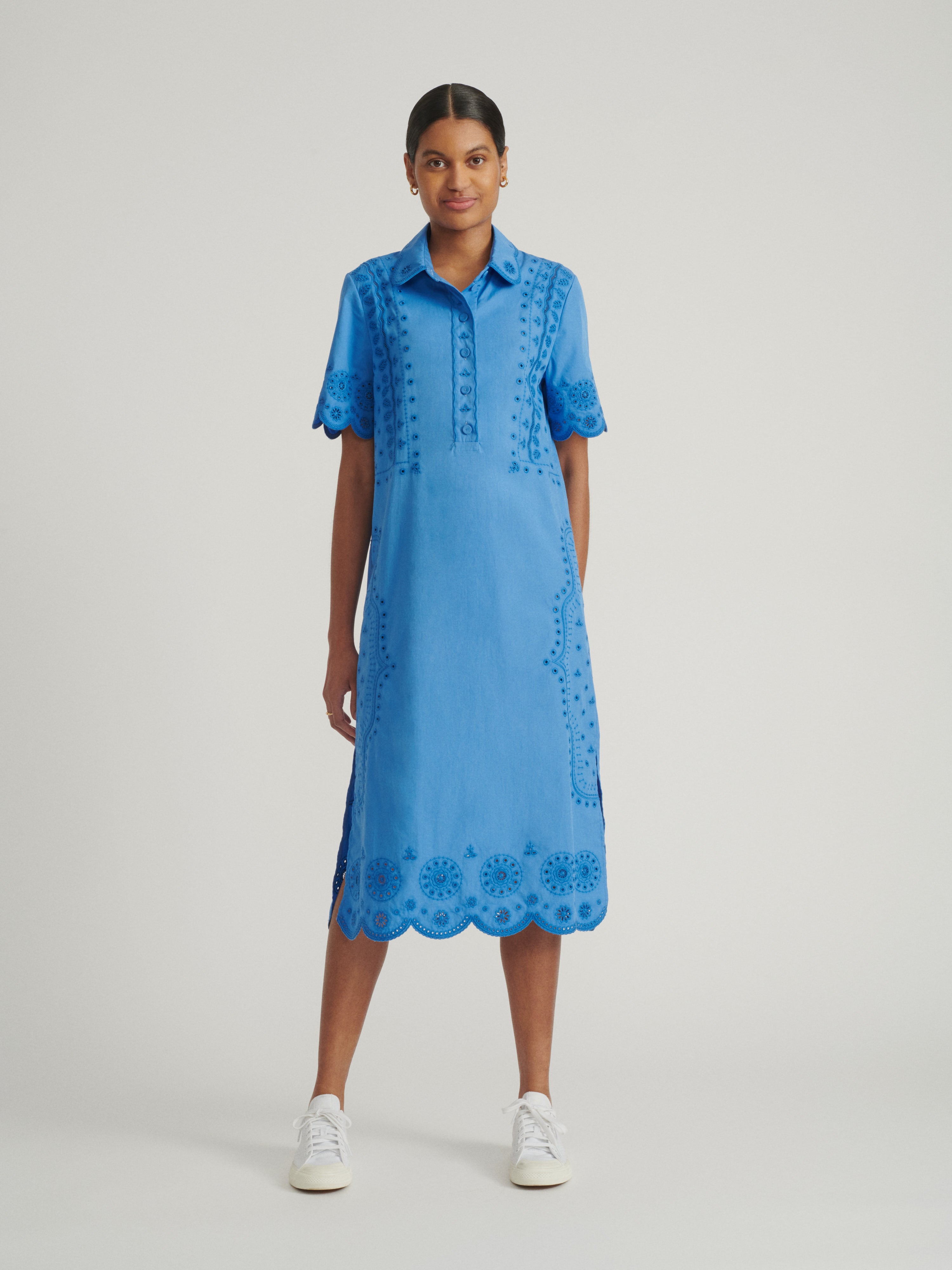 broderie anglaise dress